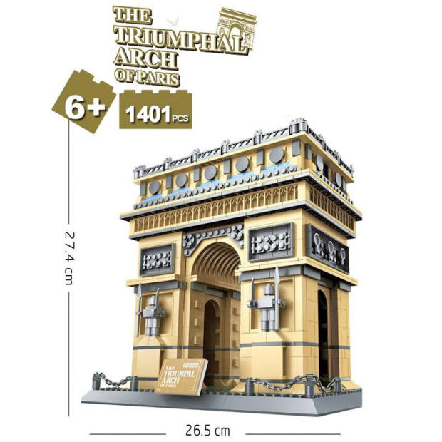 Wange 5223 Architect-Set The Triumphal Arch of Paris (Triumphbogen)