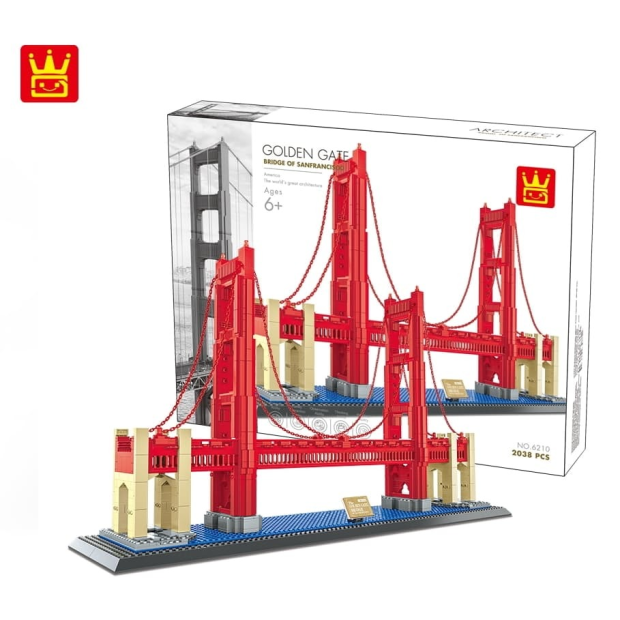 Wange 6210 Architect-Set The Golden Gate Bridge of San Fransisco