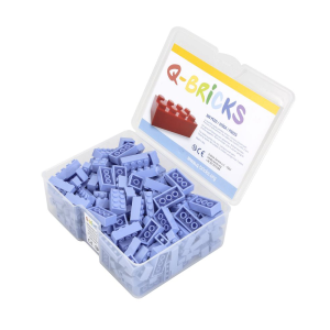 Q-Bricks 300 Teile Box Specialfarben Unicolor 17 verschiedene Farben