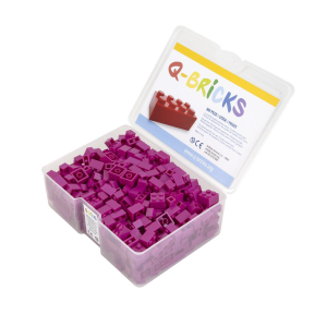 Q-Bricks 300 Teile Box Specialfarben Unicolor 17...