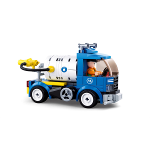 Sluban M38-B0781C Town Abpumpwagen Septic Truck Abwasser