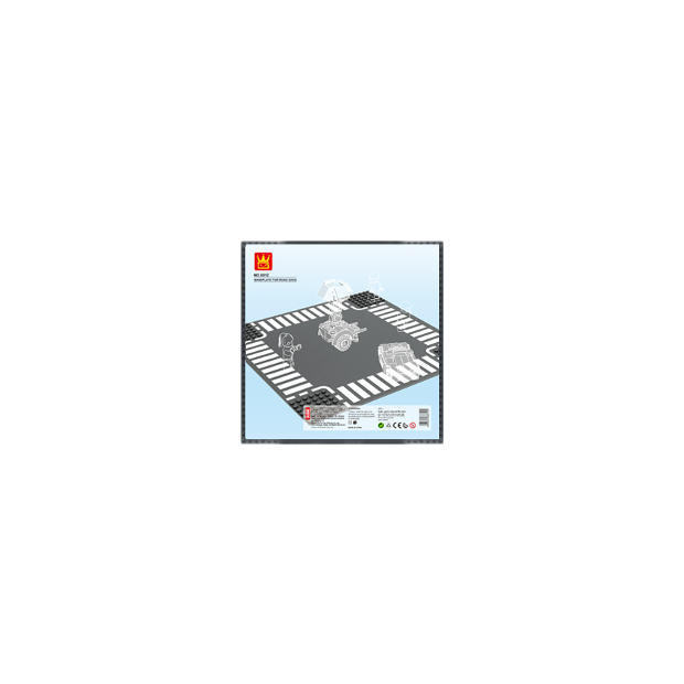 Wange 8812 Baseplate Straße Kreuzung 32x32 Road