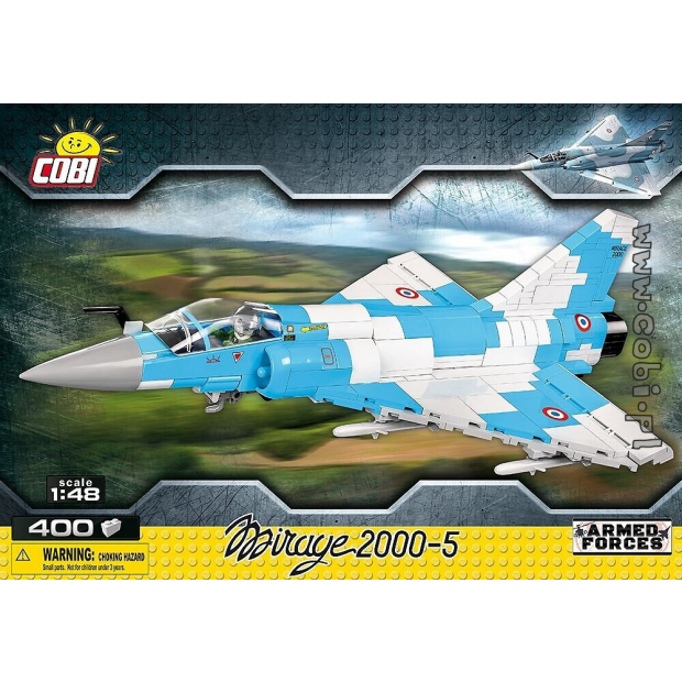 Cobi 5801 Kampfflugzeug Dassault Mirage 2000-5 (Armed Forces - Planes)