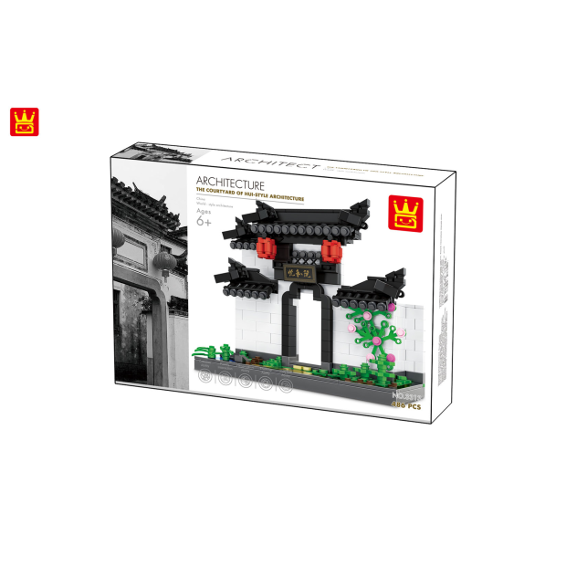 Wange 3313 Architecture-Set Hui Style Eingangstor