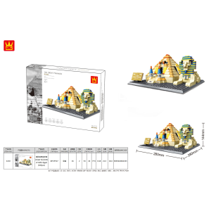 Wange 4210 Architect-Set The Great Pyramids - Pyramiden von Gizeh