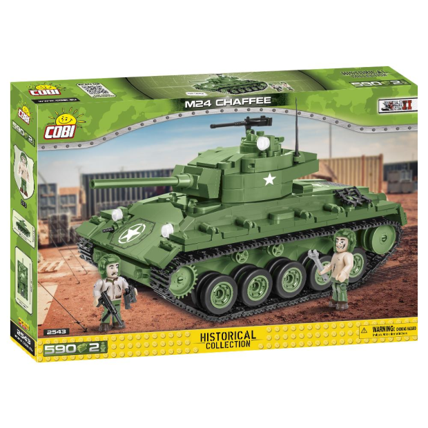 Cobi 2543 M24 CHAFFEE - pad printed -  (Historical Collection, WWII)