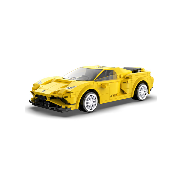 CaDa C51074W Yellow Race Car