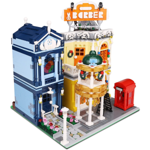 Mould King 16031 Barber Shop - Friseursalon mit Beleuchtung