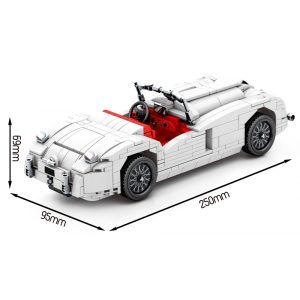 Sembo 705750 Beijing Auto Museum Classic Car Oldtimer weiß