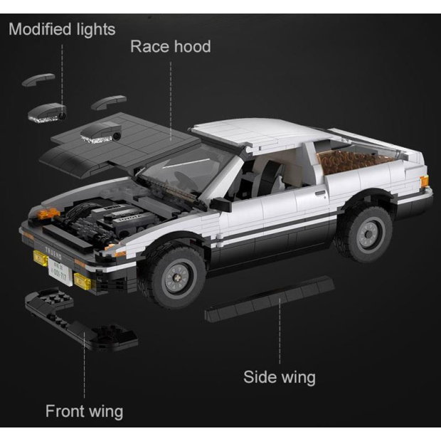 CaDa C61024W Initial-D Toyota AE86 Trueno