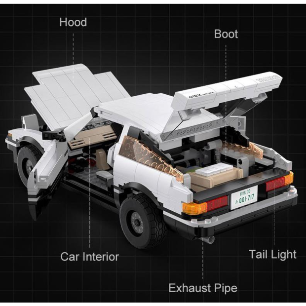 CaDa C61024W Initial-D Toyota AE86 Trueno