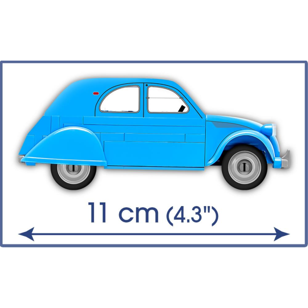 Cobi 24511 Citroen 2CV Type AZ 1962 hellblau (Youngtimer Collection)