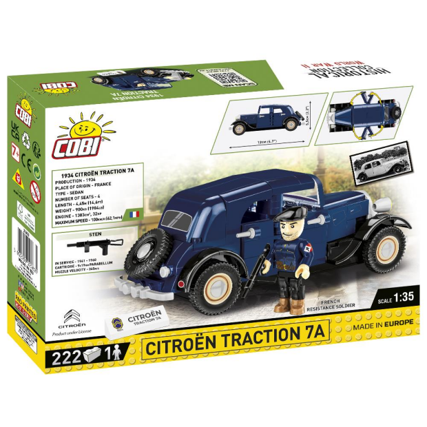 Cobi 2263 Citroen Traction 7A (1934)