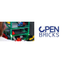 Open Bricks unterbaubare Straßenplatte Kurve 32x32 2er Pack