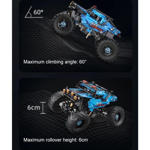 CaDA C61008W 4x4 Power Monster Truck