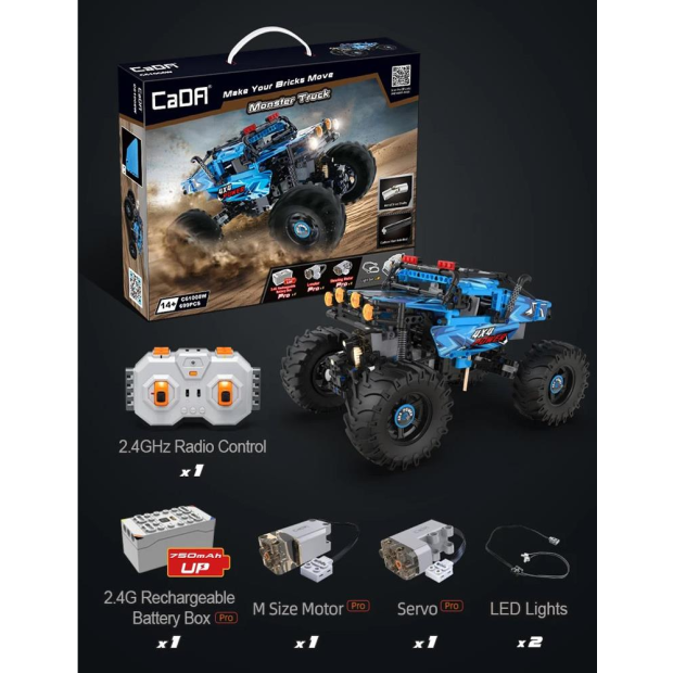 CaDA C61008W 4x4 Power Monster Truck