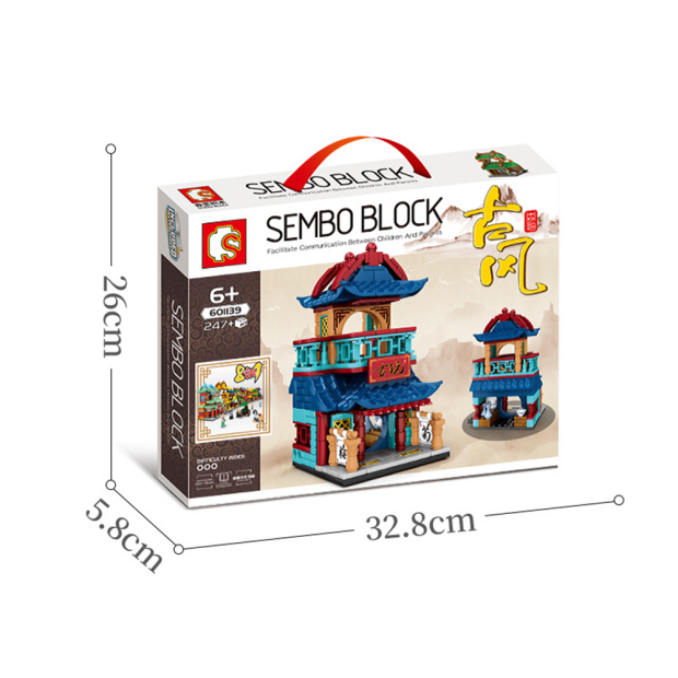 Sembo 601139 Chinesisches Minimodular Antiquitätengeschäft