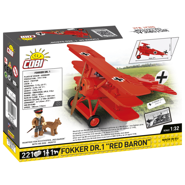 Cobi 2996 Fokker Dr. 1 Roter Baron