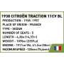 Cobi 2266 Citroen Traction 11CV BL (1938)