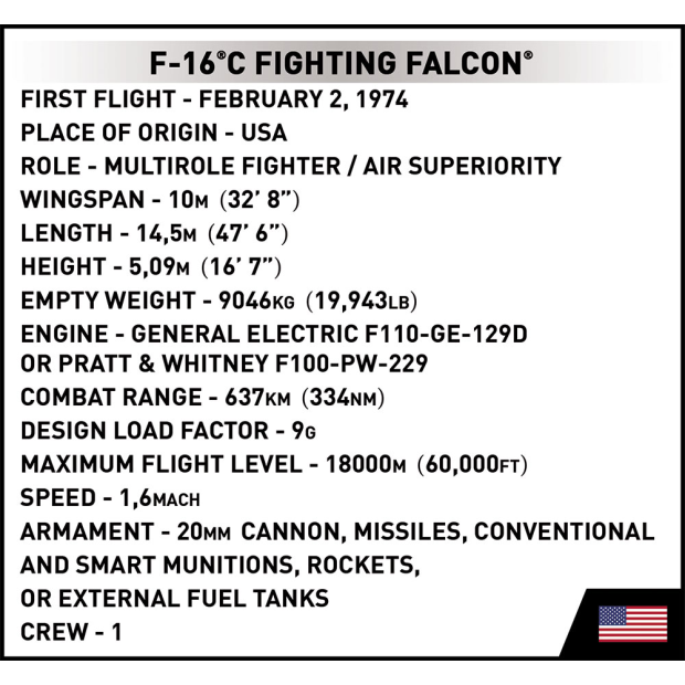 Cobi 5813 F-16C Fighting Falcon