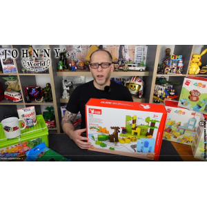 Dubie 441 Baustein-Set Zoo Tiere große Klemmbausteine