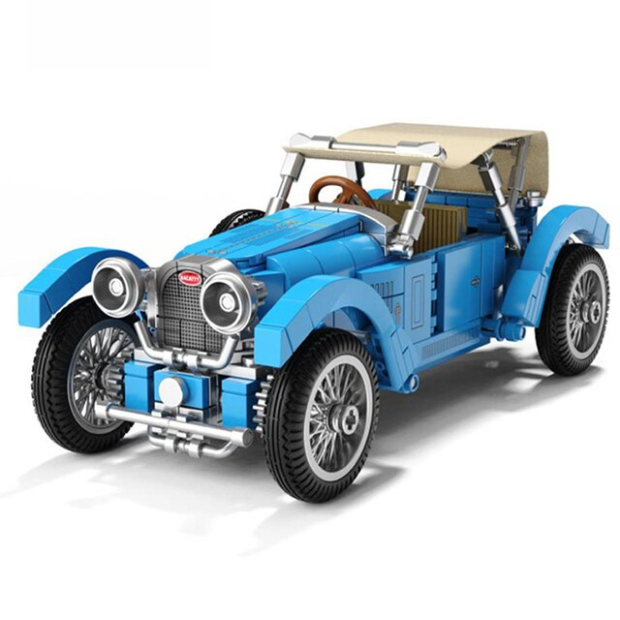 Sembo 705600 Blaues Oldtimer Cabrio