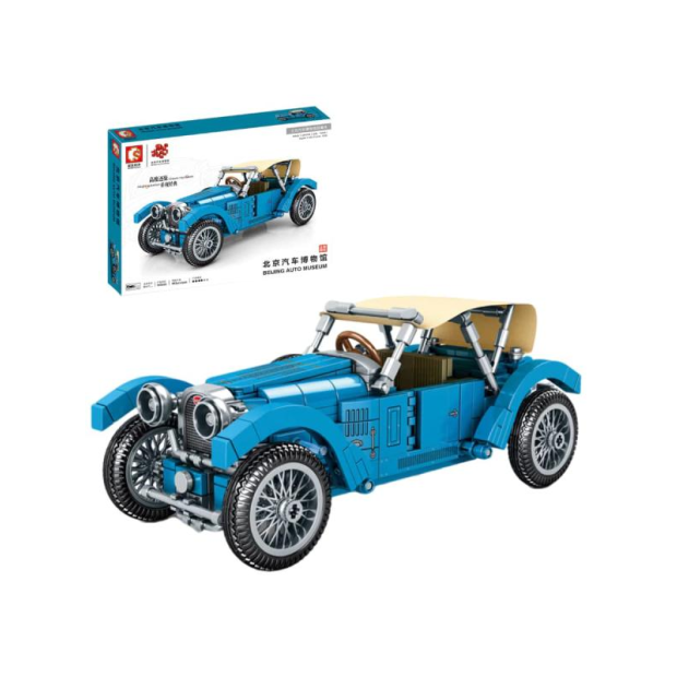 Sembo 705600 Blaues Oldtimer Cabrio