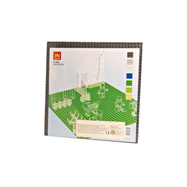 Wange 8806 Baseplate 32x32 verschiedene Farben: Dunkelgrau