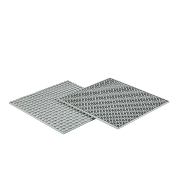 Q-Bricks Stackable Baseplate ca.16x16cm 20x20 Noppen 4er Pack