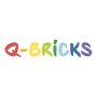 Q-Bricks 300 Teile Box Unicolor / Nussbraun (071)