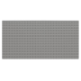 Wange 8804 Baseplate 28 x 56 Noppen ca. 22,4 cm x 44,8 cm Hellgrau light grey