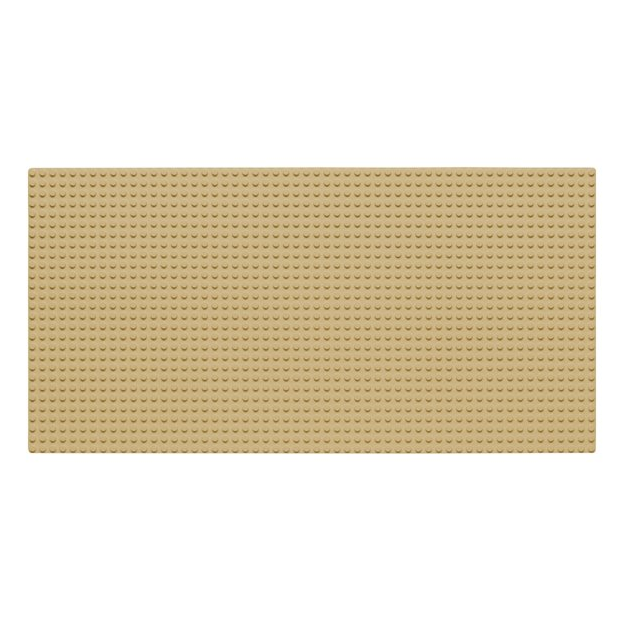 Wange 8804 Baseplate 28 x 56 Noppen ca. 22,4 cm x 44,8 cm Sand