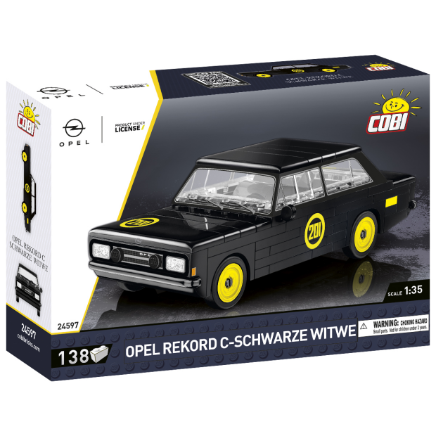 Cobi 24597 Opel Rekord C Schwarze Witwe