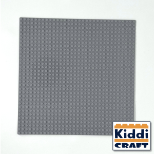 Kiddicraft Baseplate 32 x 32 Noppen (25,5 x 25,5cm) Hellgrau