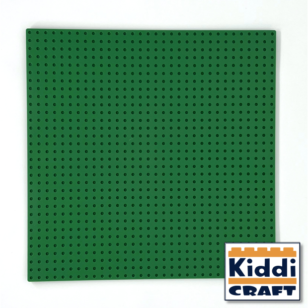 Kiddicraft Baseplate 32 x 32 Noppen (25,5 x 25,5cm) Grün