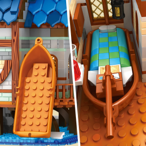 Reobrix 66007 Mittelalterlicher Angelladen / Bootshaus