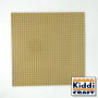 Kiddicraft Stackable Baseplate 32 x 32 Noppen (25,5 x 25,5cm) Tan / Beige