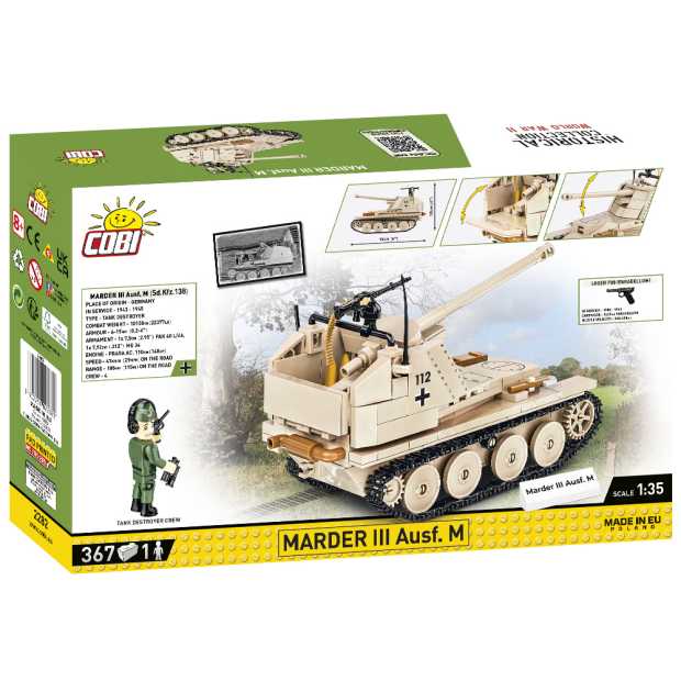 Cobi 2282 Marder III Ausf.M (Sd. KFZ. 138)