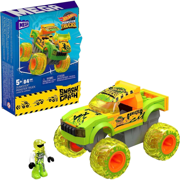 MEGA Hot Wheels - Smash & Crash Gunkster Monster Truck