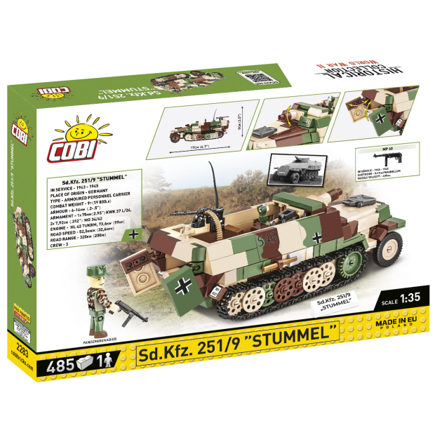 Cobi 2283 SD.KFZ.251/9 Stummel