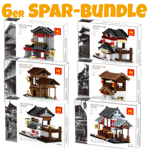 Super-Spar-Pack: 6 Wange Chinesische Mini-Modular