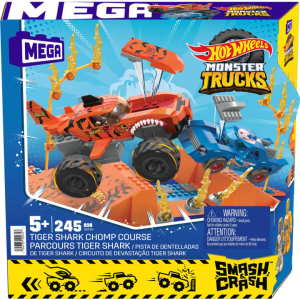 MEGA Hot Wheels Smash-und-Crash Tiger Shark Crash Wettkampf
