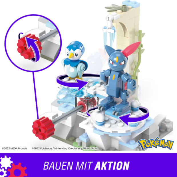 MEGA Pokémon Plinfas und Sniebels Schneetag