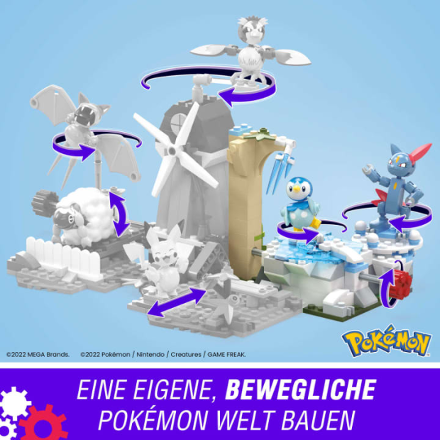 MEGA Pokémon Plinfas und Sniebels Schneetag