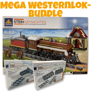 Super-Spar-Pack:  Westernlok & Schienen