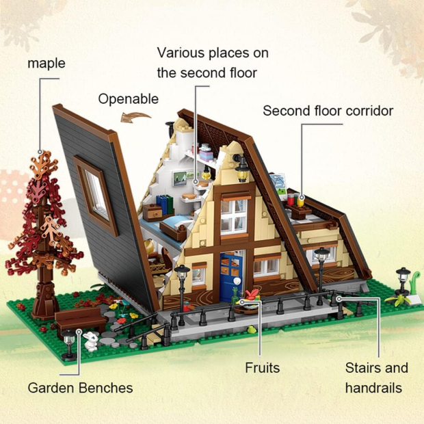 LOZ 1037 Tiny Cabin House - Waldhaus