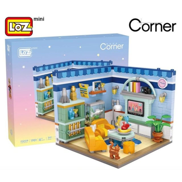 LOZ Corner 1901 Wohnzimmer