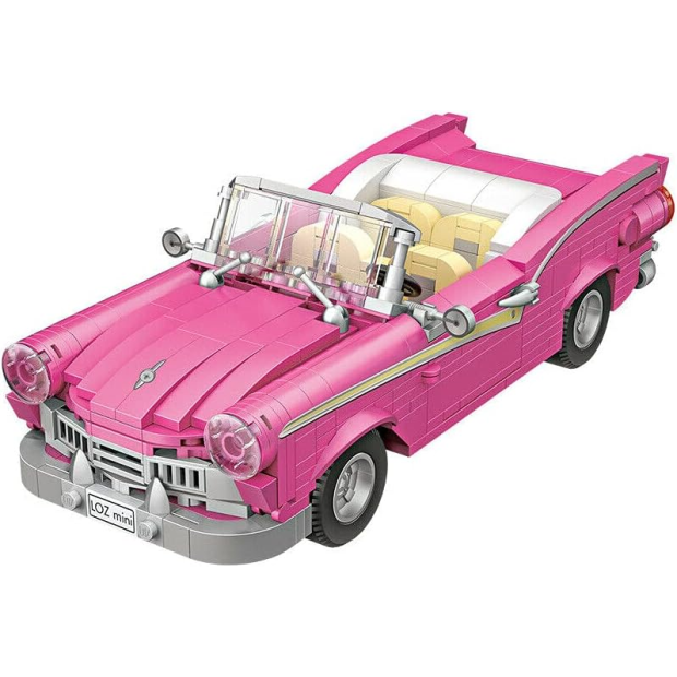 LOZ 1125 Pinkes Oldtimer Cabrio