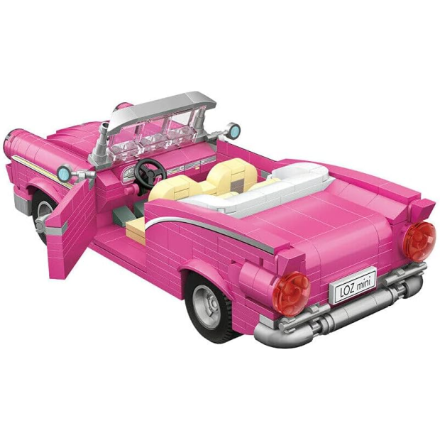 LOZ 1125 Pinkes Oldtimer Cabrio