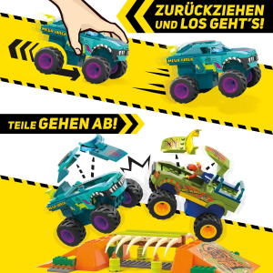 MEGA Hot Wheels Smash-und-Crash-Mega-Wrex Knochen Crash Stuntbahn